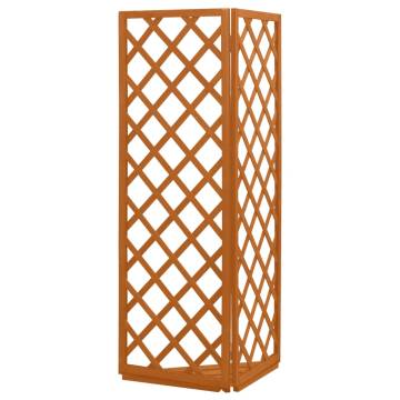 Corner Trellis Planter | Solid Firwood | 50x50x145 cm