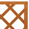 Corner Trellis Planter | Solid Firwood | 50x50x145 cm