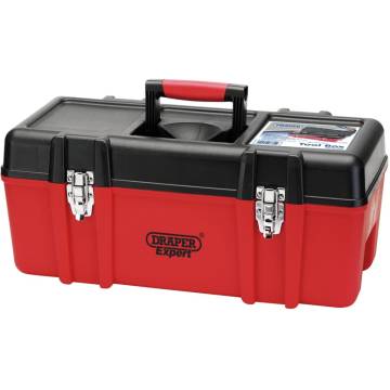 Draper Tools Expert Tool Box with Tote Tray - 58x26.5cm