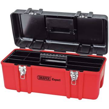 Draper Tools Expert Tool Box with Tote Tray - 58x26.5cm