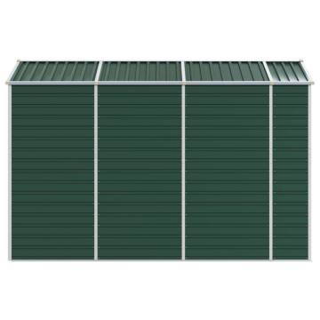 Garden Shed Green 191x300 cm - Durable Galvanised Steel