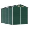 Garden Shed Green 191x300 cm - Durable Galvanised Steel