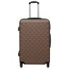 Durable Brown Hardcase Trolley - ABS Travel Suitcase