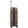 Durable Brown Hardcase Trolley - ABS Travel Suitcase