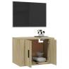 Wall Mounted TV Cabinet Sonoma Oak - 57x34.5x40 cm