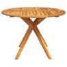 Solid Acacia Garden Table 110x110 cm | Durable Outdoor Furniture