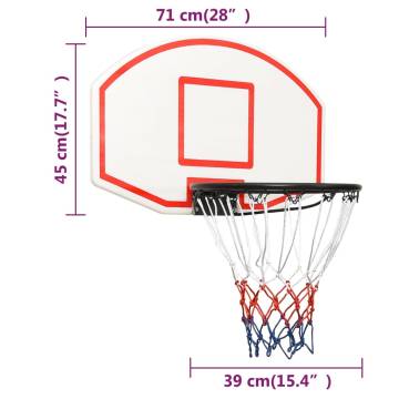 Basketball Backboard 71x45 cm - Durable Polyethene