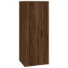 Stylish 4 Piece TV Cabinet Set in Brown Oak | Hipo Market