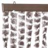 Insect Curtain Taupe & White 56x185 cm Chenille - HipoMarket