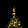 150 cm Artificial Hinged Christmas Tree with 120 LEDs & Ball Set