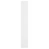 Stylish White Book Cabinet & Room Divider | 60x30x198 cm