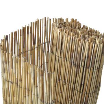 Garden Reed Fence 125x1000 cm | Natural & Versatile