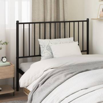 Black Metal Headboard - Stylish & Sturdy Design | HipoMarket