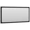 Stylish Black Bathroom Mirror 80x1.5x37 cm - HipoMarket