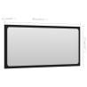 Stylish Black Bathroom Mirror 80x1.5x37 cm - HipoMarket