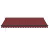 Automatic Retractable Awning Burgundy 450x350 cm | HipoMarket