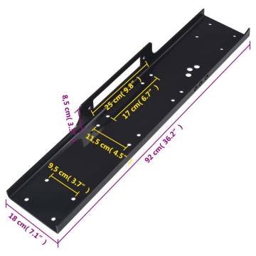 Heavy Duty Mounting Plate for 12000 lbs Winches - Hipomarket