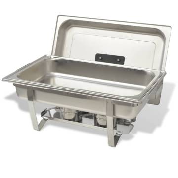 3 Piece Stainless Steel Chafing Dish Set | Keep Food Warm