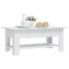 High Gloss White Coffee Table - Modern Design | Hipomarket