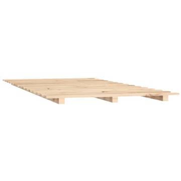 Solid Wood Pine Bed Frame 75x190 cm - Small Single