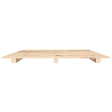 Solid Wood Pine Bed Frame 75x190 cm - Small Single