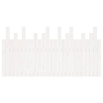 Wall Headboard White 159.5x3x80 cm - Solid Pine Elegance