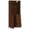 Highboard Brown Oak - Stylish Storage Solution | HipoMarket