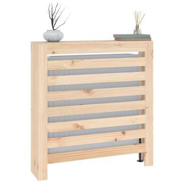 Radiator Cover 79.5x19x84 cm Solid Wood Pine - Stylish & Practical