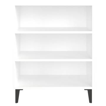 Stylish White Sideboard - 57x35x70 cm Engineered Wood