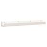 Wall Shelves 2 pcs White - Solid Pine Wood | HipoMarket