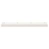 Wall Shelves 2 pcs White - Solid Pine Wood | HipoMarket