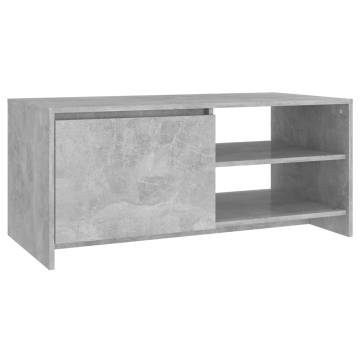 Modern Concrete Grey Coffee Table - 102x50x45 cm