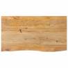 Table Top Live Edge 100x60x2.5 cm Solid Wood Mango Colour natural Size 100 x 60 x 2.5 cm Quantity in Package 1 Material solid mango wood 