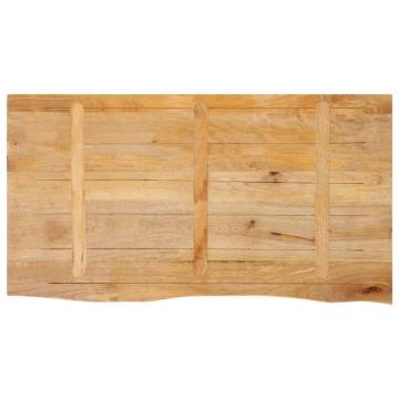 Table Top Live Edge 100x60 cm - Solid Mango Wood | HipoMarket