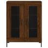 Stylish Highboard Brown Oak - 69.5x34x180 cm | HipoMarket