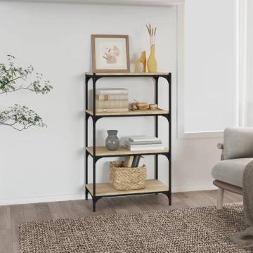 Book Cabinet Sonoma Oak - Stylish Storage Solution 60x33x100 cm