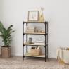 Book Cabinet Sonoma Oak - Stylish Storage Solution 60x33x100 cm