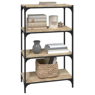 Book Cabinet Sonoma Oak - Stylish Storage Solution 60x33x100 cm