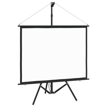 Projection Screen with Tripod 50" 4:3 - Portable & Durable