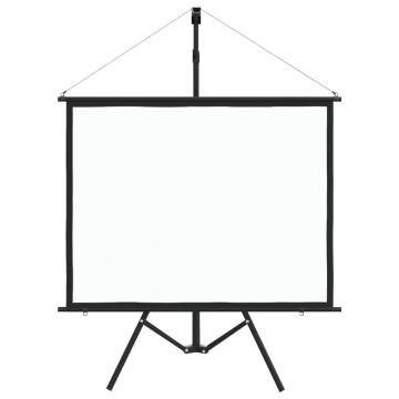 Projection Screen with Tripod 50" 4:3 - Portable & Durable