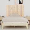 Elegant Solid Pine Wall Headboard 140x3x90 cm - HipoMarket