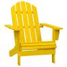 Garden Adirondack Chair Solid Fir Wood Yellow Colour yellow Quantity in Package 1 