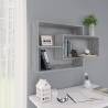 Wall Shelf Grey Sonoma 104x20x58.5 cm Engineered Wood Colour grey sonoma Quantity in Package 1 Number of Pieces 