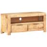 TV Cabinet 90x30x40 cm Solid Rough Mango Wood Quantity in Package 1 Height 40 cm Width 90 cm Material rough mango wood 