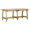 Garden Table 220x74x75 cm Impregnated Pinewood Size 220 x 74 x 75 cm Quantity in Package 1 