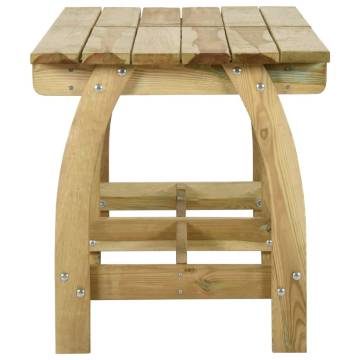 Sturdy Garden Table - 220x74x75 cm Impregnated Pinewood