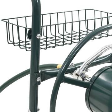 Garden Hose Trolley with 12" Hose Connector - 75m Steel