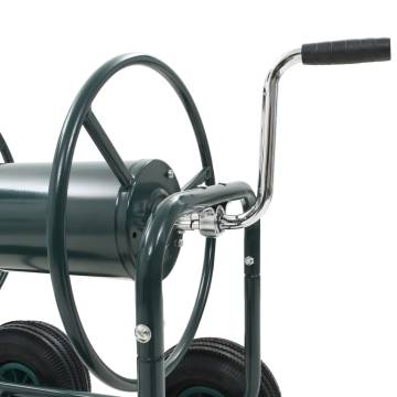 Garden Hose Trolley with 12" Hose Connector - 75m Steel