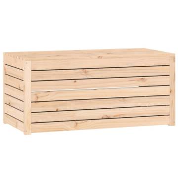 Garden Box 101x50.5x46.5 cm - Solid Pine Storage Solution