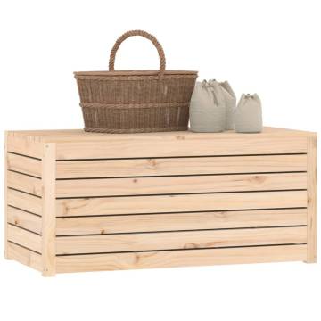 Garden Box 101x50.5x46.5 cm - Solid Pine Storage Solution